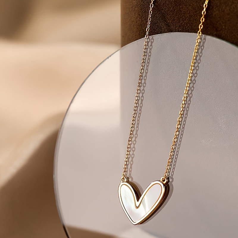 Heart-Shaped Pendant Necklace for Women